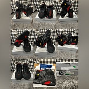 2005 Jordan 14 “Last Shot” size 10 with original box.